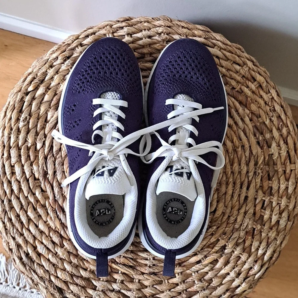 APL Womens TechLoom Pro Propelium Navy Mesh Athletic Sneakers‎ S-8